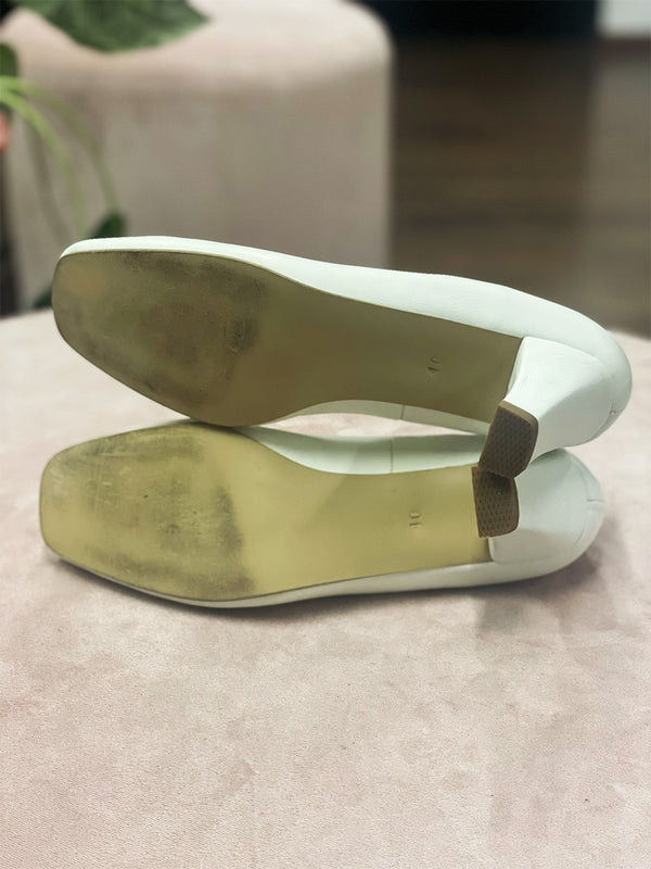 Liya LEATHER MIDI HEELS SHOES