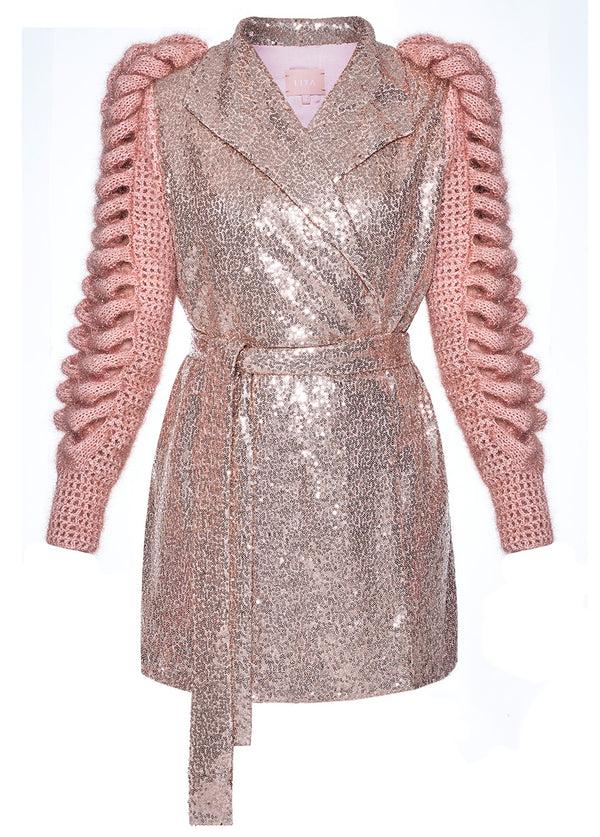 Liya LEILA KNITTED SLEEVES JACKET