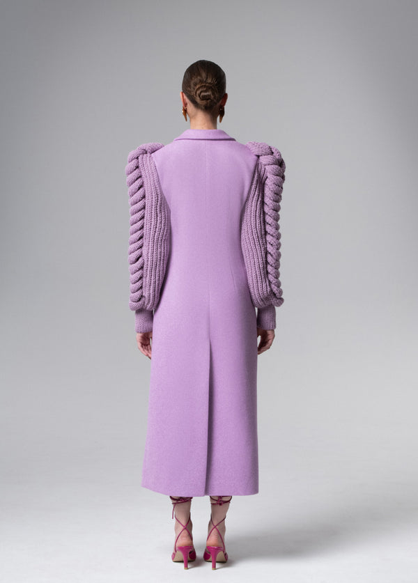 Liya LILAC STATEMENT SLEEVES COAT