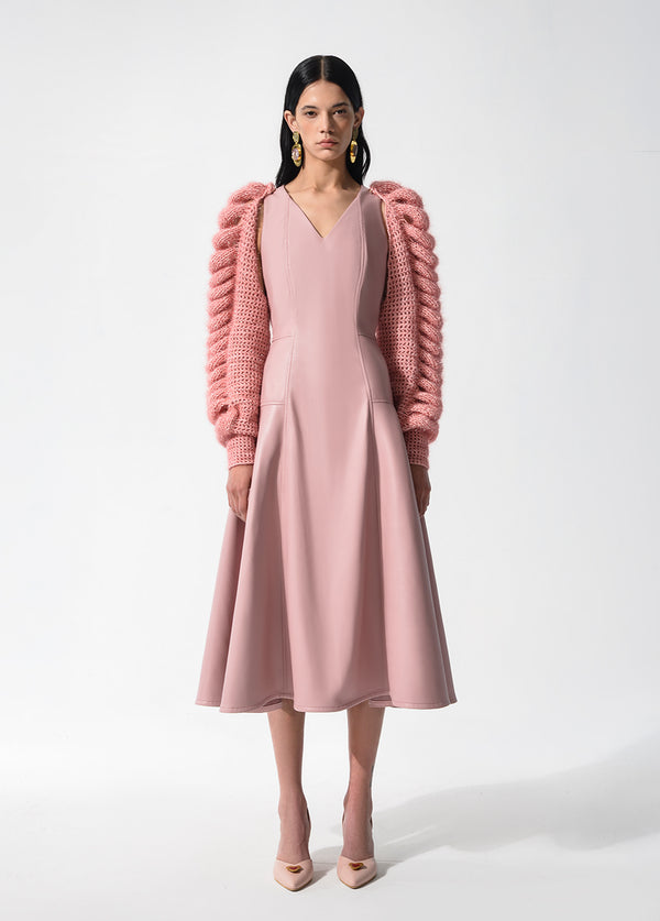 liya LILY STATEMENT SLEEVES DRESS