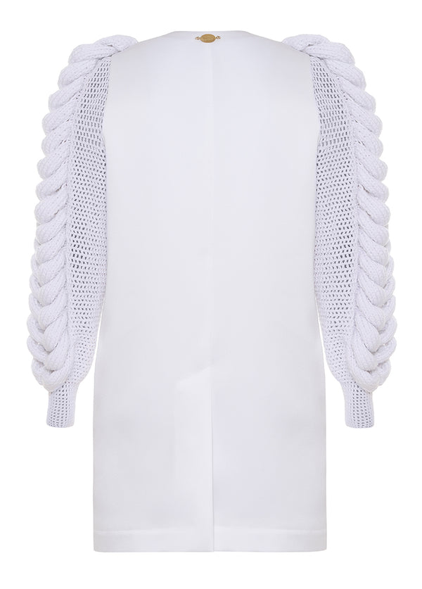 Liya LIYA X MAJA MALNAR KNITTED SLEEVES DRESS