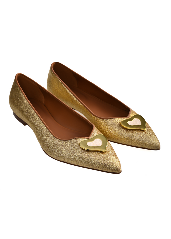 liya LUCY SPARKLE GOLD BALLERINA