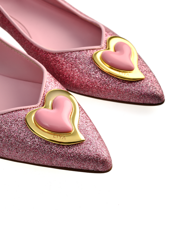 Liya LUCY SPARKLE PINK BALLERINA
