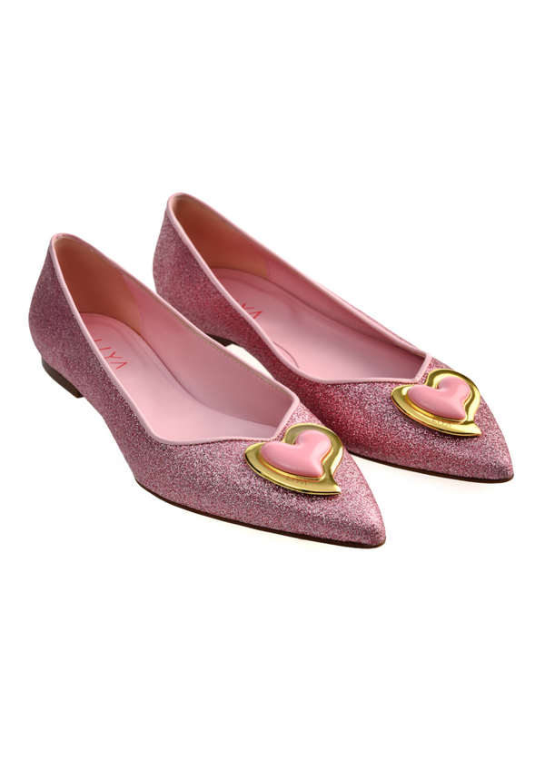 liya LUCY SPARKLE PINK BALLERINA