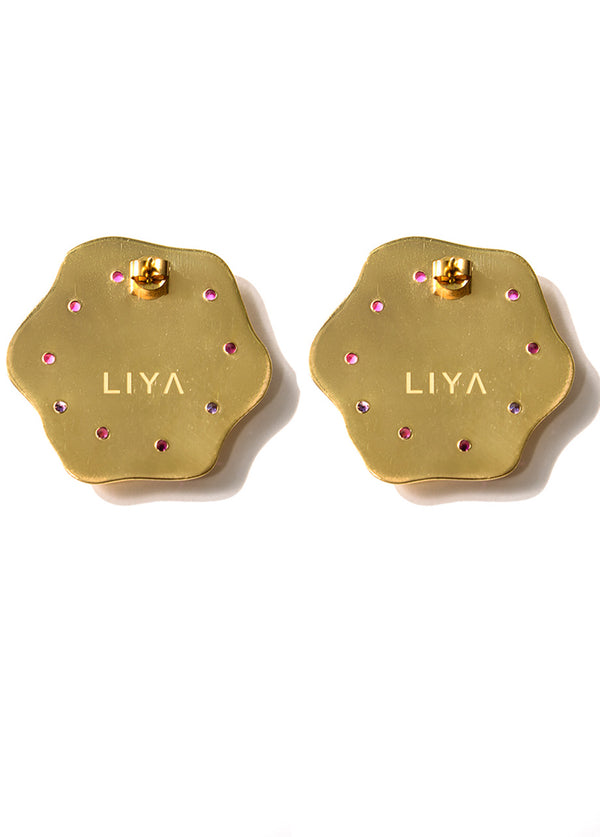 Liya MIDNIGHT BOLD EARRINGS
