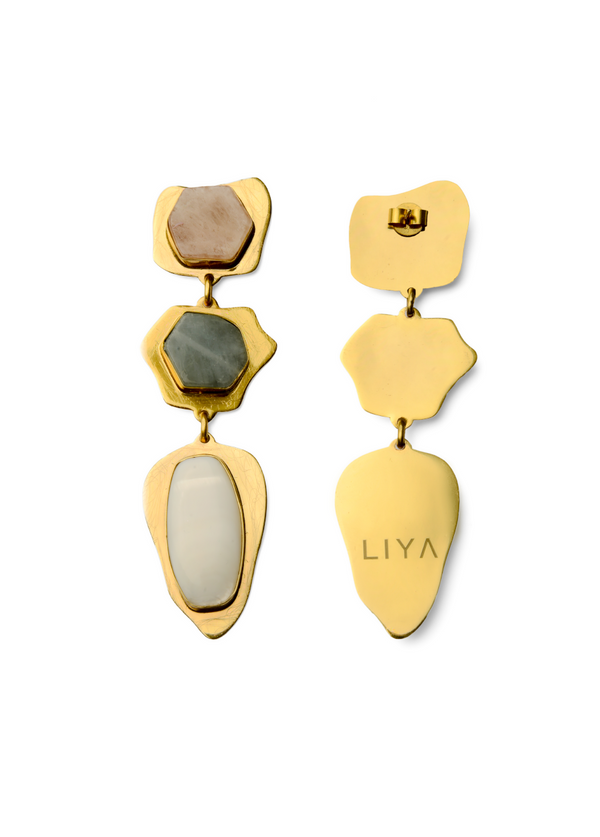 Liya MINERAL DROP EARRINGS