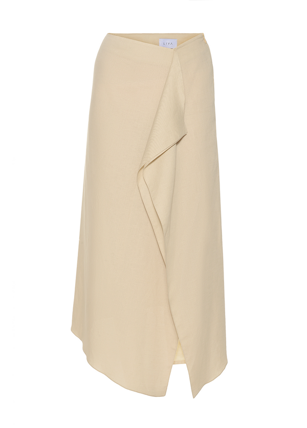 liya MOCCA RUFFLE SKIRT