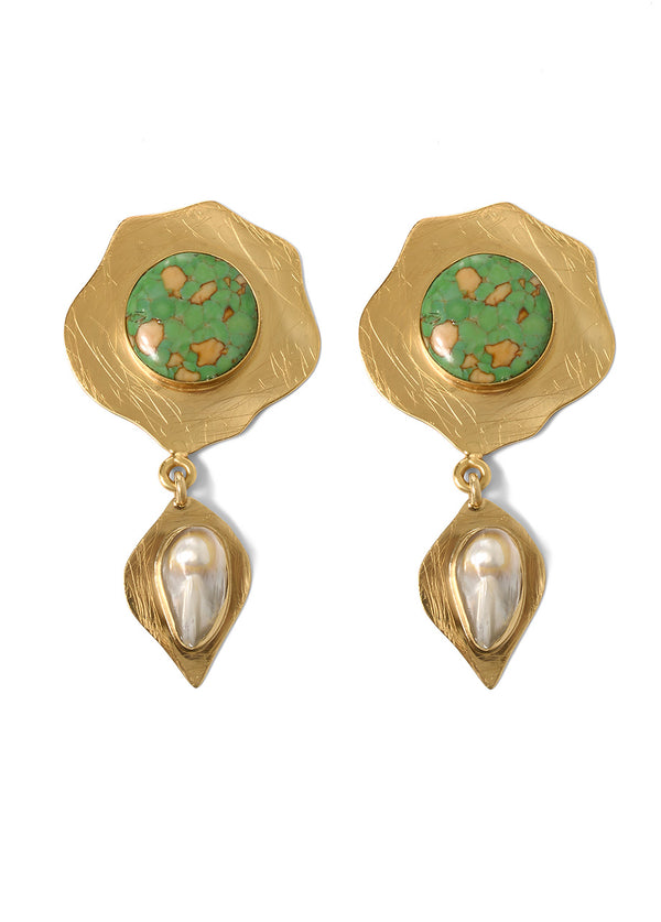 Liya OLIVIA PEARL DROP EARRINGS