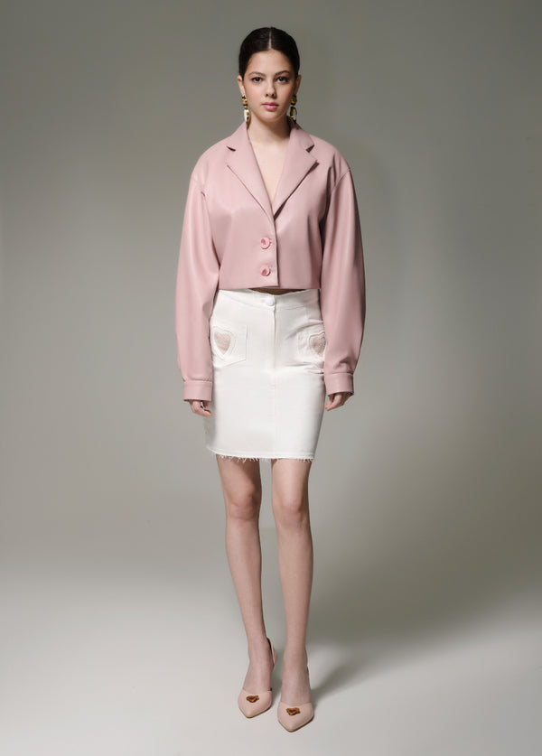 liya PINK HEARTS BLAZER