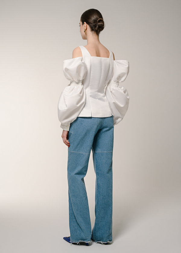 Liya RUFFLE SLEEVES SHIRT