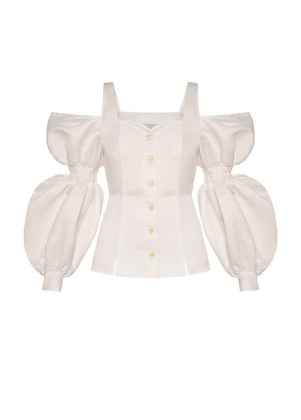 Liya RUFFLE SLEEVES SHIRT
