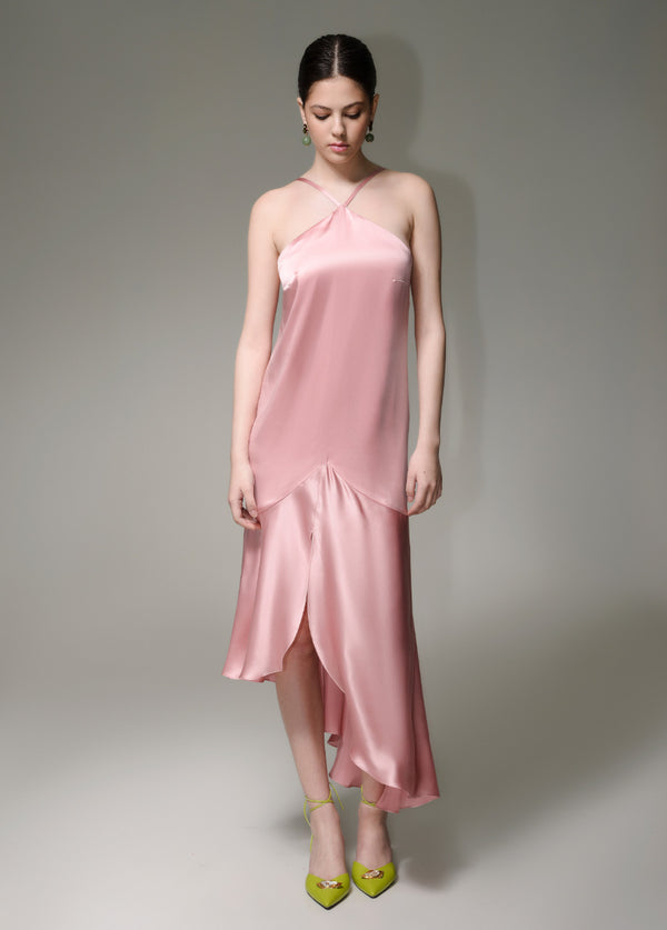 liya SILK STRIPES DRESS