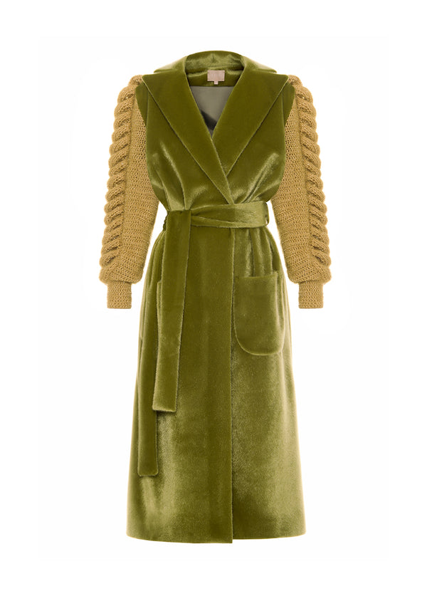 liya STATEMENT SLEEVES COAT