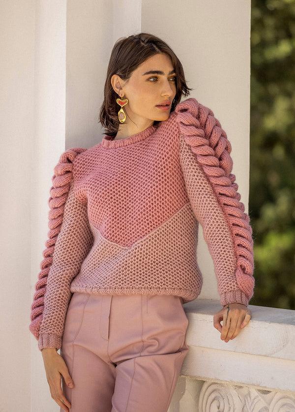Liya TURTLENECK PINK SWEATER