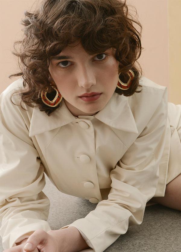 Liya VEGAN LEATHER SHIRT