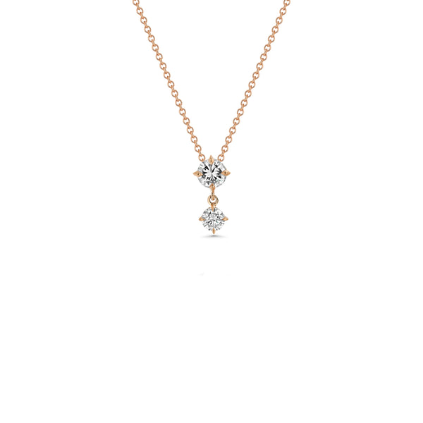 Lizzie Mandler Large Alternating Drop Diamond Pendant