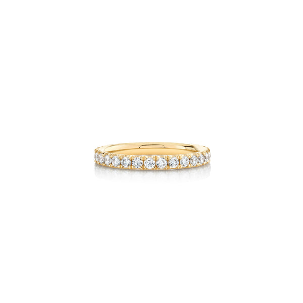 Lizzie Mandler 2.5mm U Set Pave Eternity Band