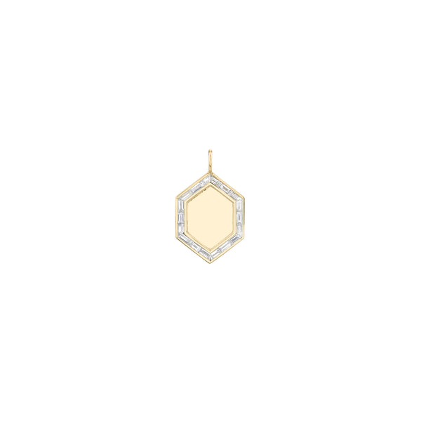 Lizzie Mandler Baguette Border Hexagon Charm