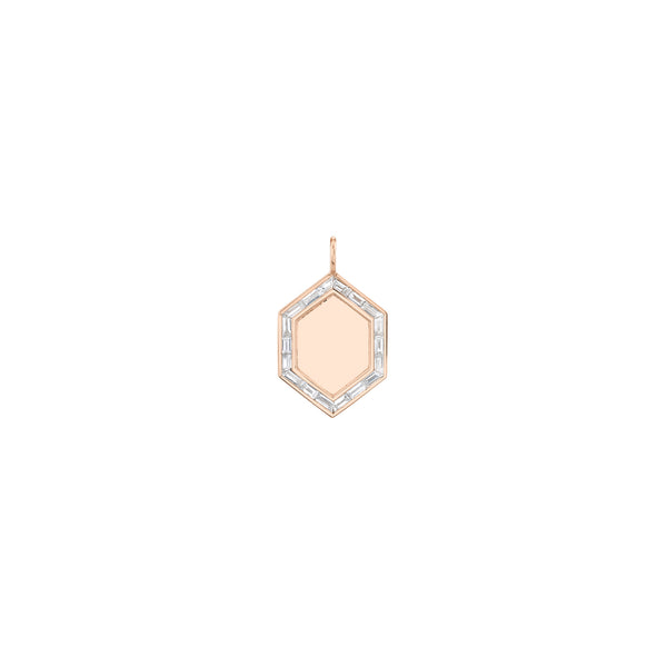 Lizzie Mandler Baguette Border Hexagon Charm