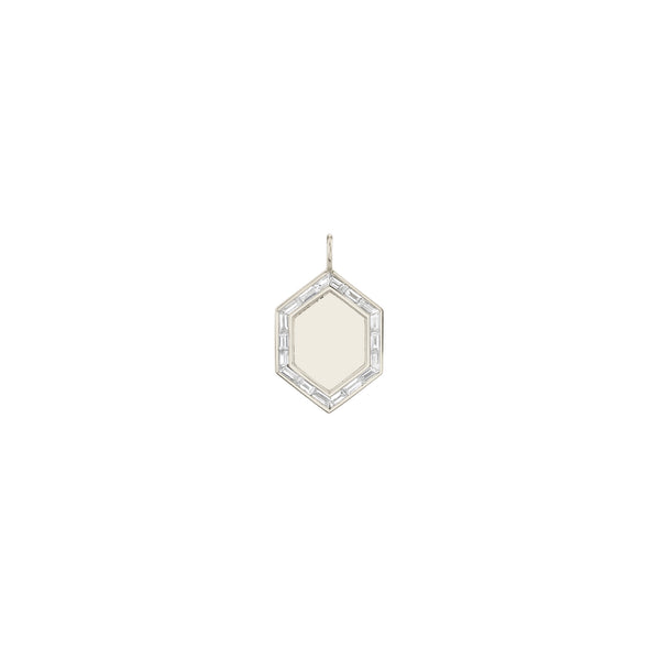 Lizzie Mandler Baguette Border Hexagon Charm