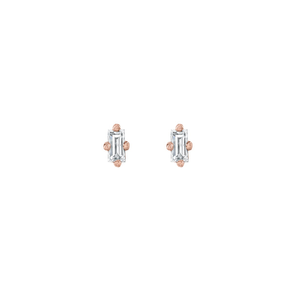 Lizzie Mandler Baguette Mini Stud