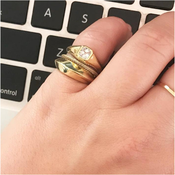 Lizzie Mandler Crescent Ring