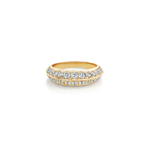 Lizzie Mandler Double-Sided Pave Crescent Ring