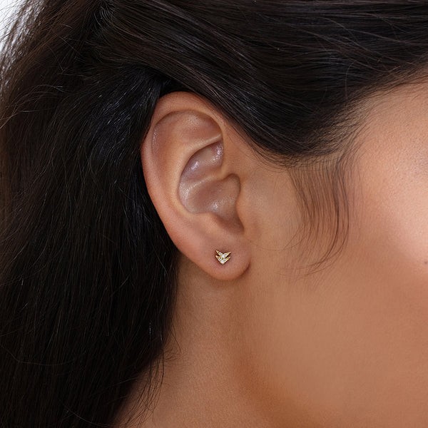 Lizzie Mandler Double V Stud