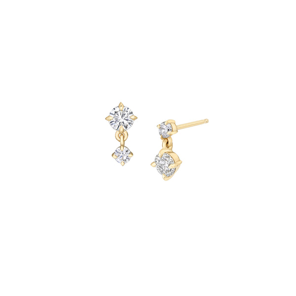 Lizzie Mandler Éclat Alternating Diamond Drops
