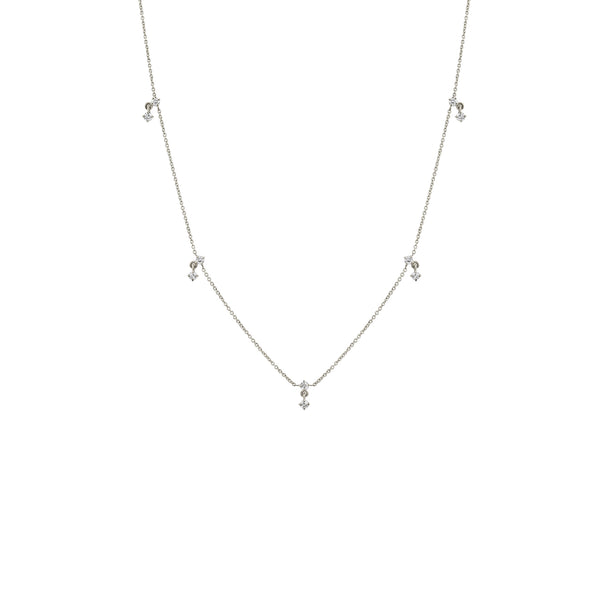 Lizzie Mandler Éclat Diamond Station Necklace