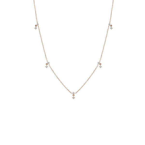Lizzie Mandler Éclat Diamond Station Necklace