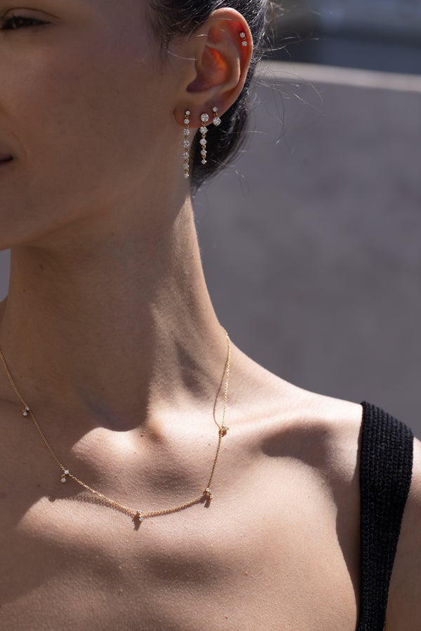 Lizzie Mandler Éclat Diamond Station Necklace
