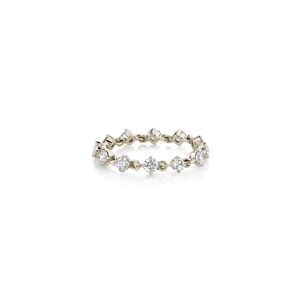 Lizzie Mandler Eclat Diamond Tennis Chain Ring