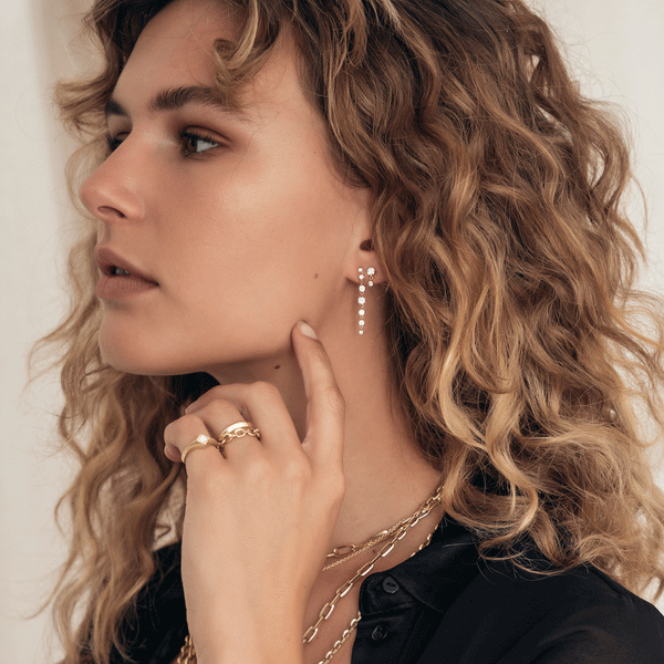 Lizzie Mandler Éclat Seven Drop Earrings