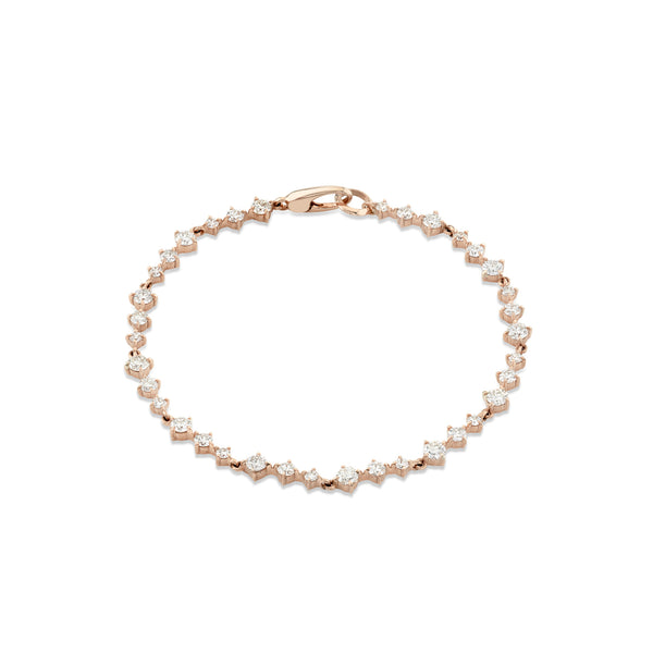 Lizzie Mandler Eclat Wave Diamond Tennis Bracelet