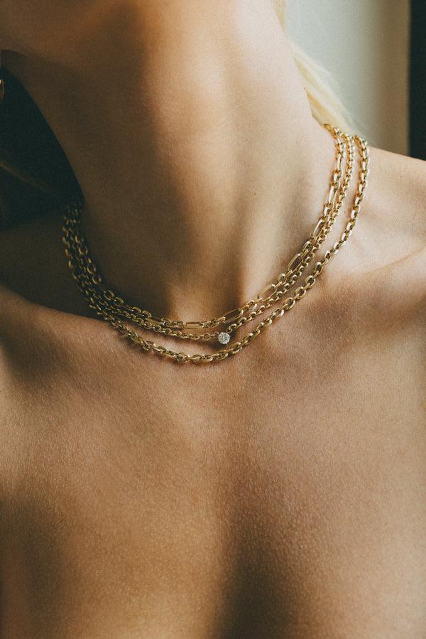 Lizzie Mandler Figaro Chain Necklace