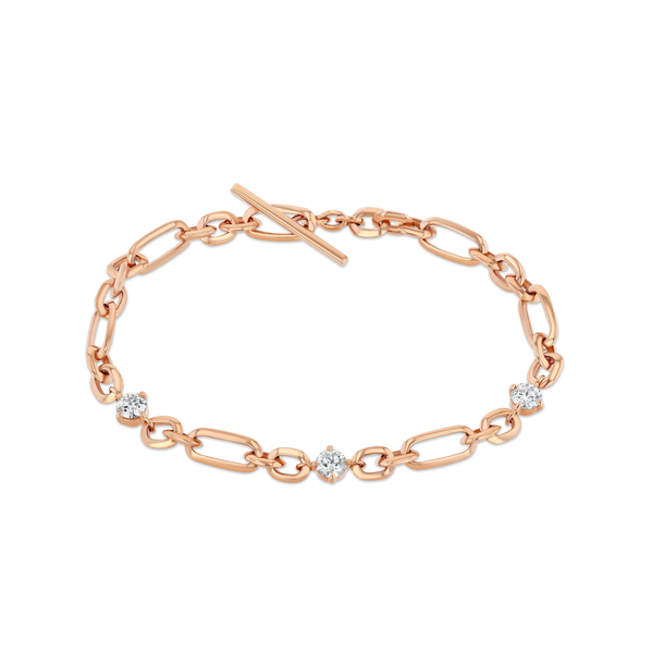 Lizzie Mandler Figaro Diamond Station Bracelet
