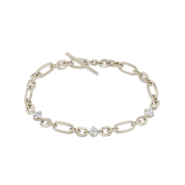 Lizzie Mandler Figaro Diamond Station Bracelet