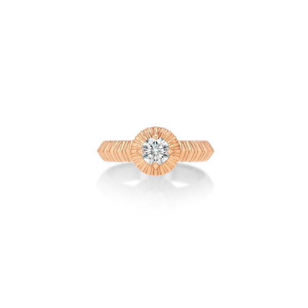 Lizzie Mandler Fluted Bezel Ring