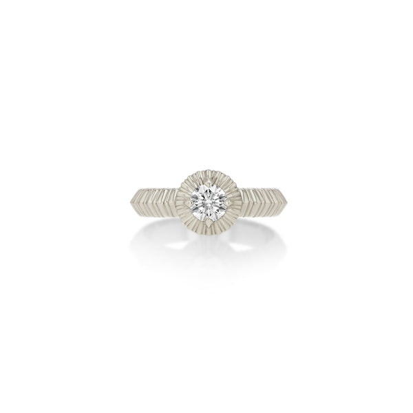 Lizzie Mandler Fluted Bezel Ring