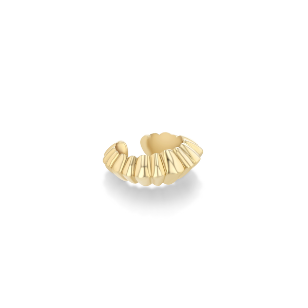 Lizzie Mandler Fluted Crescent Ear Cuff