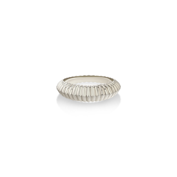 Lizzie Mandler Fluted Crescent Ring