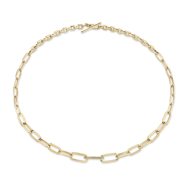 Lizzie Mandler Graduated Choker With Pave Center