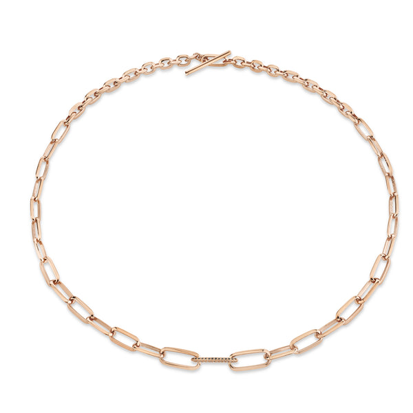 Lizzie Mandler Graduated Choker With Pave Center