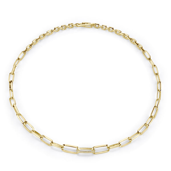 Lizzie Mandler Graduated Choker with Pave Center