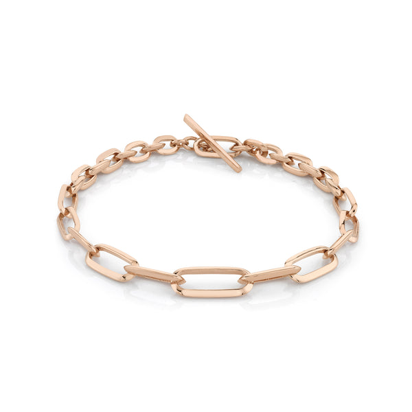 Lizzie Mandler Graduated Knife Edge Bracelet 8"