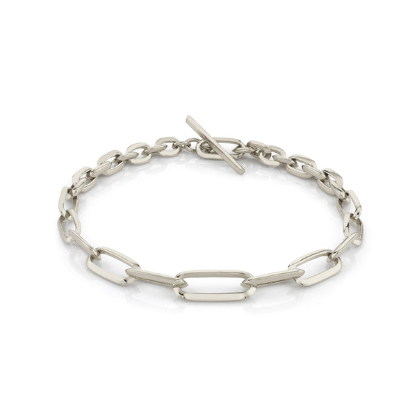 Lizzie Mandler Graduated Knife Edge Bracelet 8"