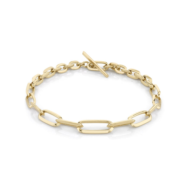 Lizzie Mandler Graduated Knife Edge Bracelet 8"