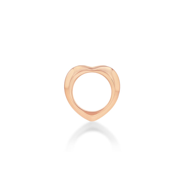 Lizzie Mandler Heart Shaped Knife Edge Ring