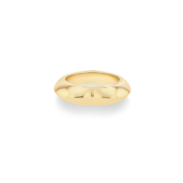 Lizzie Mandler Heart Shaped Knife Edge Ring